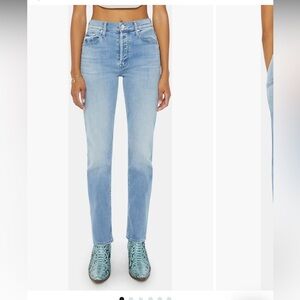 Mother Tomcat high waisted straight leg jeans NWOT sz 25